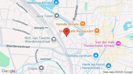Lokale biurowe Do wynajęcia i Almelo - kort over placeringen