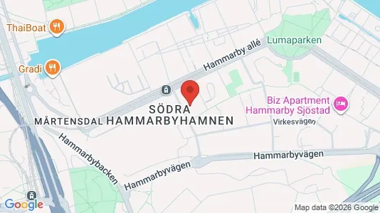 Office spaces for rent i Hammarbyhamnen - Photo from Google Street View
