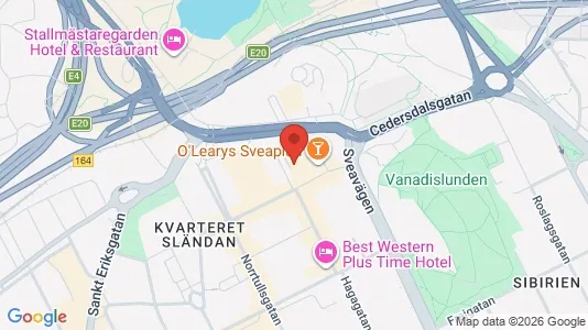 Kontorlokaler til leje i Vasastan - Foto fra Google Street View