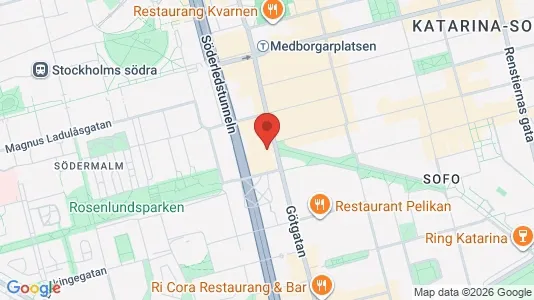 Büros zur Miete i Södermalm – Foto von Google Street View