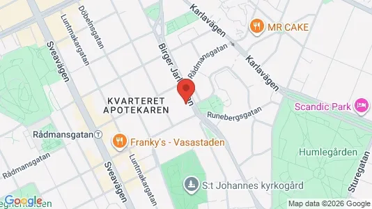 Kontorlokaler til leje i Vasastan - Foto fra Google Street View
