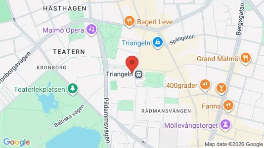 Büros zur Miete i Malmö City – Foto von Google Street View