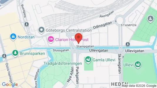 Büros zur Miete i Gothenburg City Centre - kort over placeringen