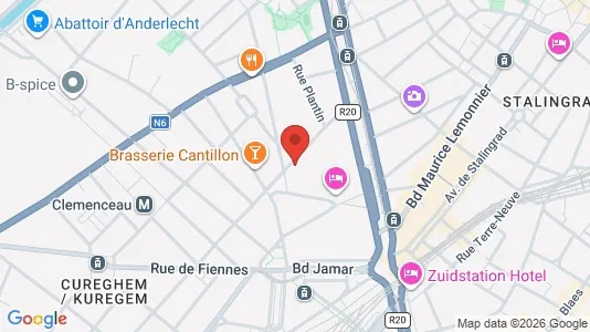Toimistotilat Vuokrattavana i Bryssel Anderlecht - Kuva Google Street Viewstä