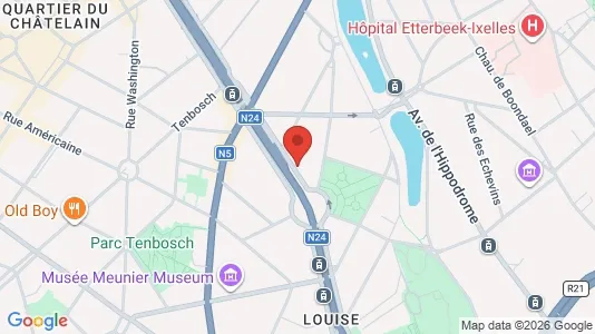 Office spaces for rent i Brussels Elsene - Photo from Google Street View