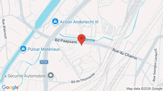 Office spaces for rent i Brussels Anderlecht - Photo from Google Street View
