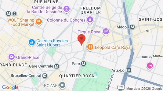 Kontorer til leie i Stad Brussel – Bilde fra Google Street View
