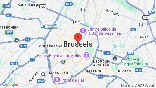 Kantorruimte te huur i Stad Brussel - Foto uit Google Street View