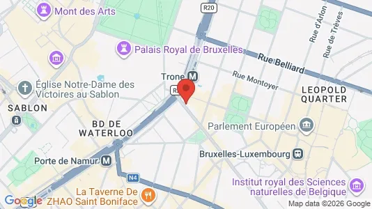 Kontorlokaler til leje i Stad Brussel - Foto fra Google Street View