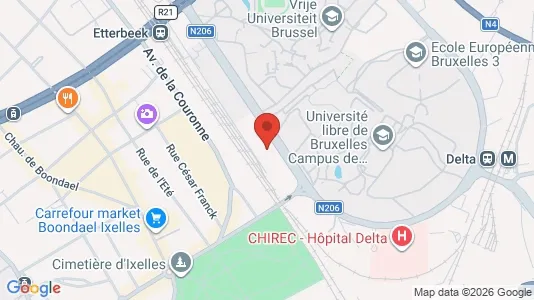 Office spaces for rent i Brussels Elsene - Photo from Google Street View