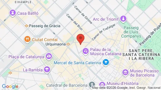 Kontorlokaler til leje i Barcelona Eixample - Foto fra Google Street View