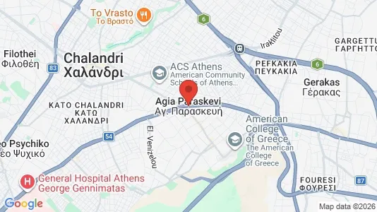 Shops for rent i Agia Paraskevi - kort over placeringen