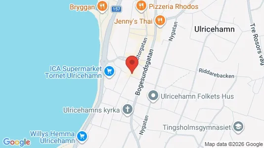 Gewerbeflächen zur Miete i Ulricehamn – Foto von Google Street View