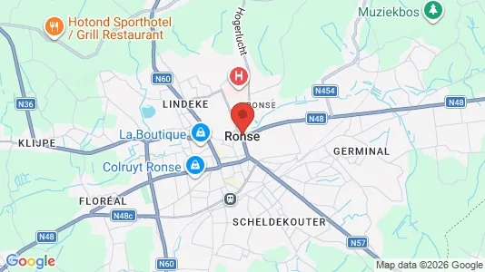 Office spaces for rent i Ronse - Photo from Google Street View