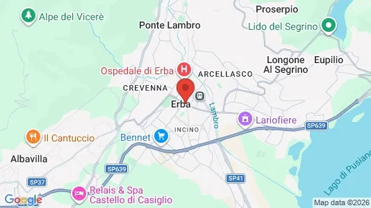 Lokaler til leje i Erba - Foto fra Google Street View