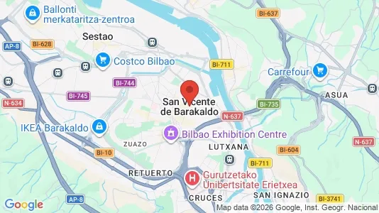 Gewerbeflächen zur Miete i Barakaldo – Foto von Google Street View