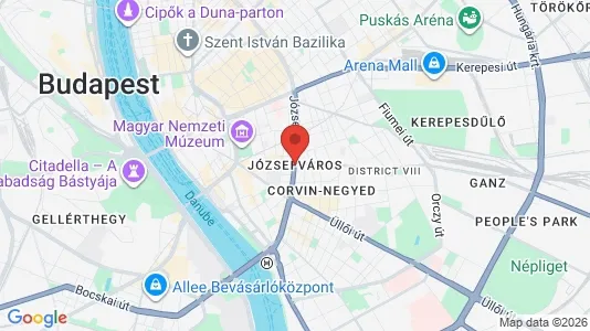 Commercial properties for sale i Budapest Józsefváros - Photo from Google Street View