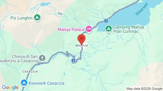 Commercial properties for sale i Maloja - kort over placeringen