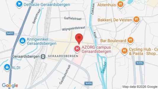 Commercial properties for sale i Geraardsbergen - kort over placeringen