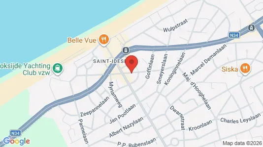 Commercial properties for rent i Koksijde - Photo from Google Street View