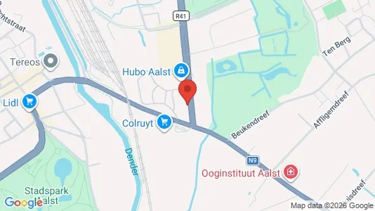 Gewerbeflächen zum Kauf i Aalst – Foto von Google Street View