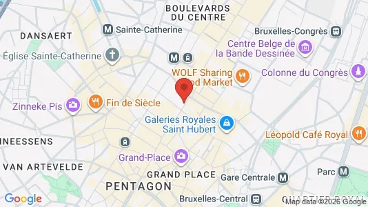 Gewerbeflächen zum Kauf i Stad Brussel – Foto von Google Street View