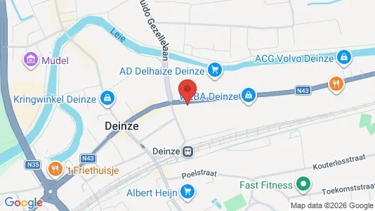 Lokaler til leje i Deinze - Foto fra Google Street View
