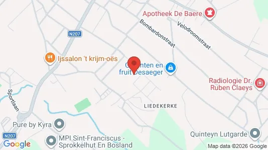 Büros zur Miete i Liedekerke – Foto von Google Street View