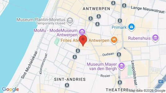Commercial properties for rent i Stad Antwerp - kort over placeringen
