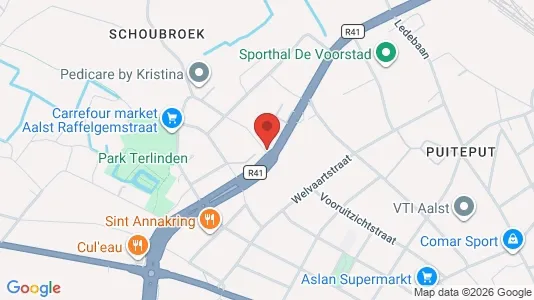 Bedrijfsruimtes te huur i Aalst - Foto uit Google Street View