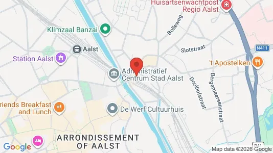 Commercial properties for rent i Aalst - Photo from Google Street View