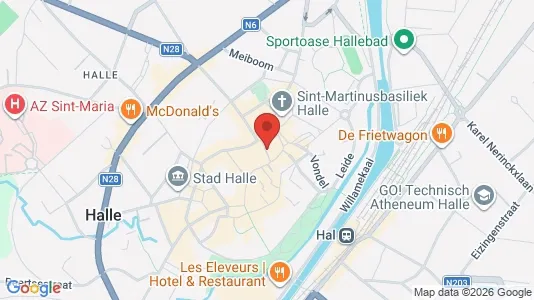 Lokaler til leje i Halle - kort over placeringen