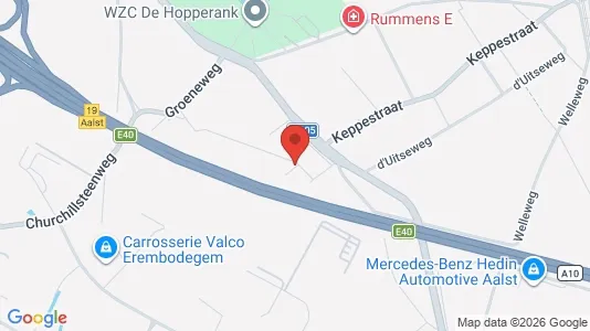 Espacios de oficina En alquiler i Aalst - Foto de Google Street View