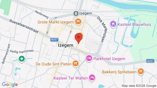 Propiedades comerciales En alquiler i Izegem - Foto de Google Street View