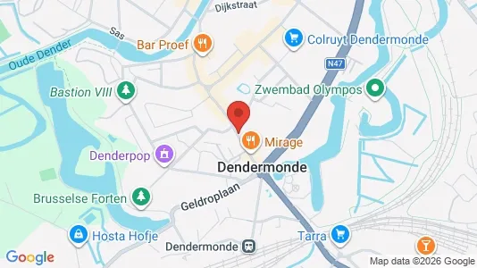 Propiedades comerciales En alquiler i Dendermonde - Foto de Google Street View