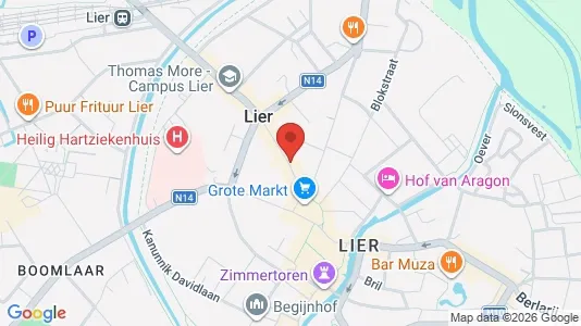 Gewerbeflächen zur Miete i Lier - kort over placeringen