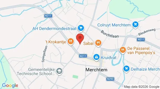 Lokaler til leje i Merchtem - Foto fra Google Street View