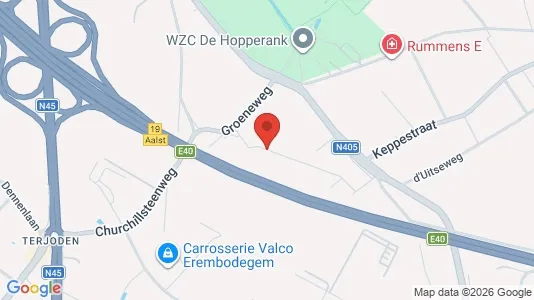 Espacios de oficina En alquiler i Aalst - Foto de Google Street View