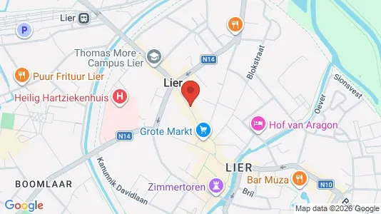 Commercial properties for rent i Lier - kort over placeringen