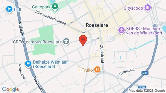 Commercial properties for rent i Roeselare - Photo from Google Street View