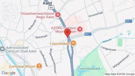 Bedrijfsruimtes te huur i Aalst - Foto uit Google Street View