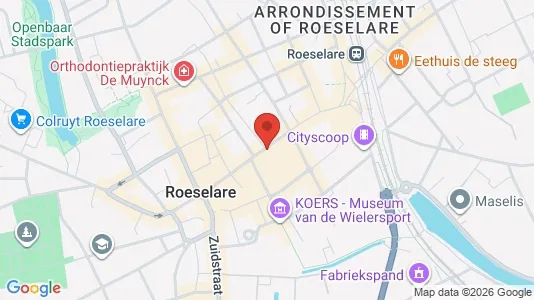 Lokaler til leje i Roeselare - Foto fra Google Street View