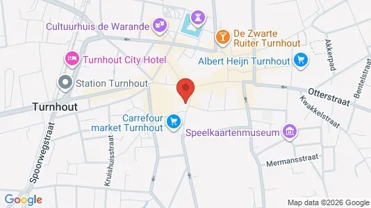 Gewerbeflächen zur Miete i Turnhout - kort over placeringen