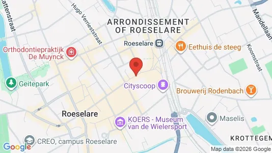 Bedrijfsruimtes te huur i Roeselare - Foto uit Google Street View