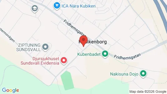 Büros zur Miete i Sundsvall - kort over placeringen