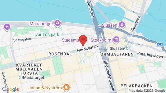 Kantorruimte te huur i Södermalm - kort over placeringen