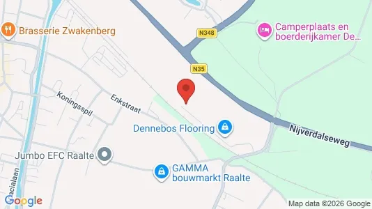 Commercial properties for rent i Raalte - kort over placeringen