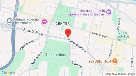 Commercial properties for rent i Vilnius Senamiestis - Photo from Google Street View