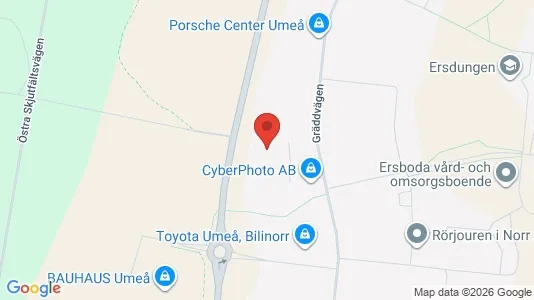 Propiedades comerciales En venta i Umeå - Foto de Google Street View