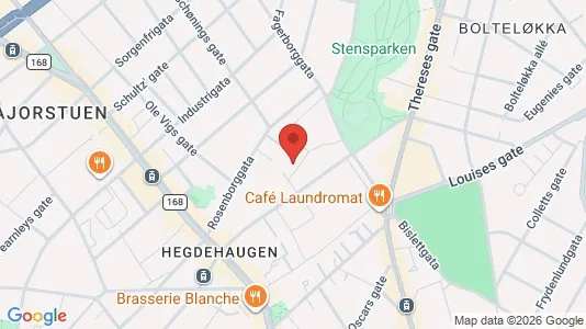 Office spaces for rent i Oslo Frogner - kort over placeringen